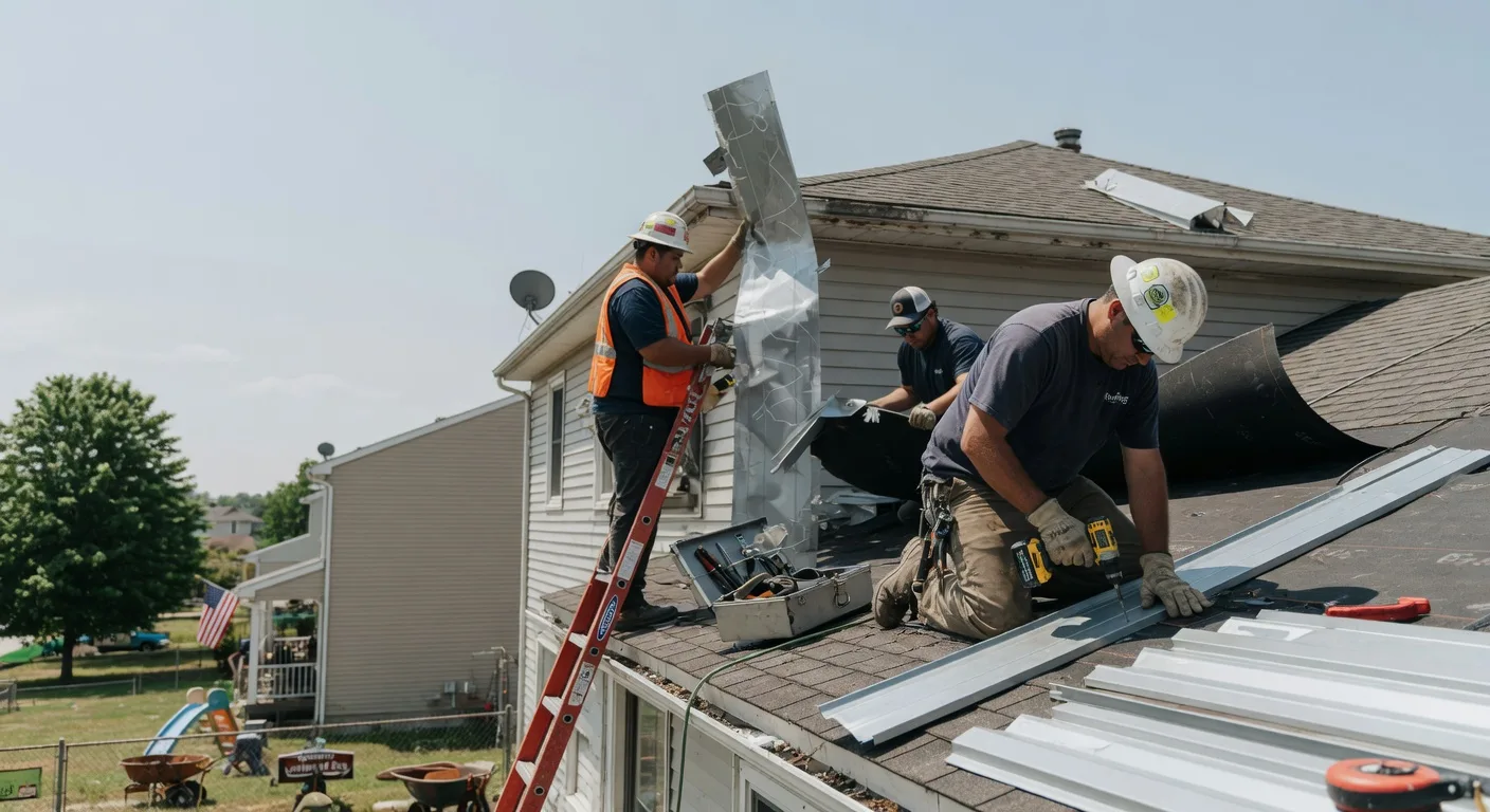Storm Damage Metal Roof Repair in Scottdale, GA